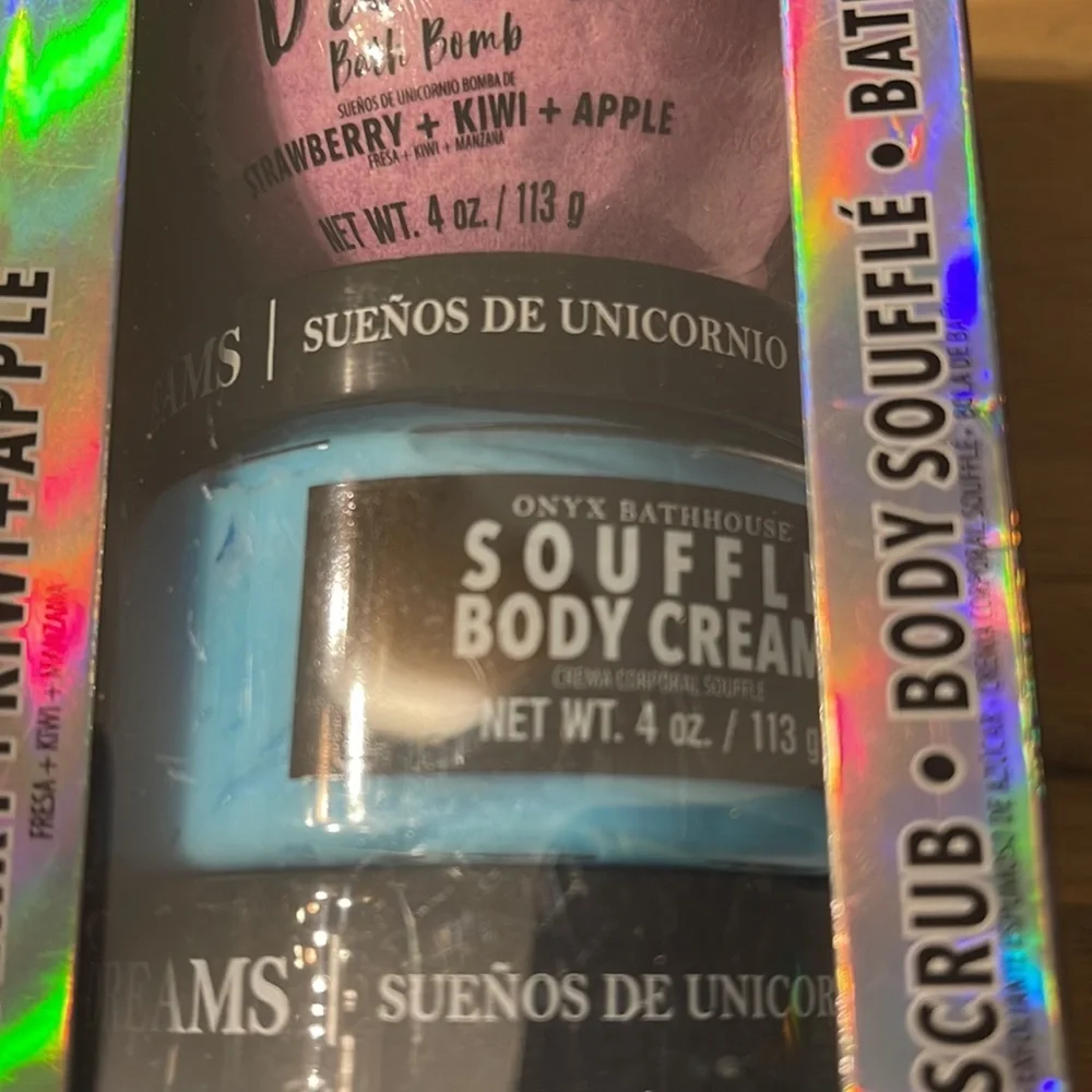 ONYX  Bathhouse unicorn dreams gift set